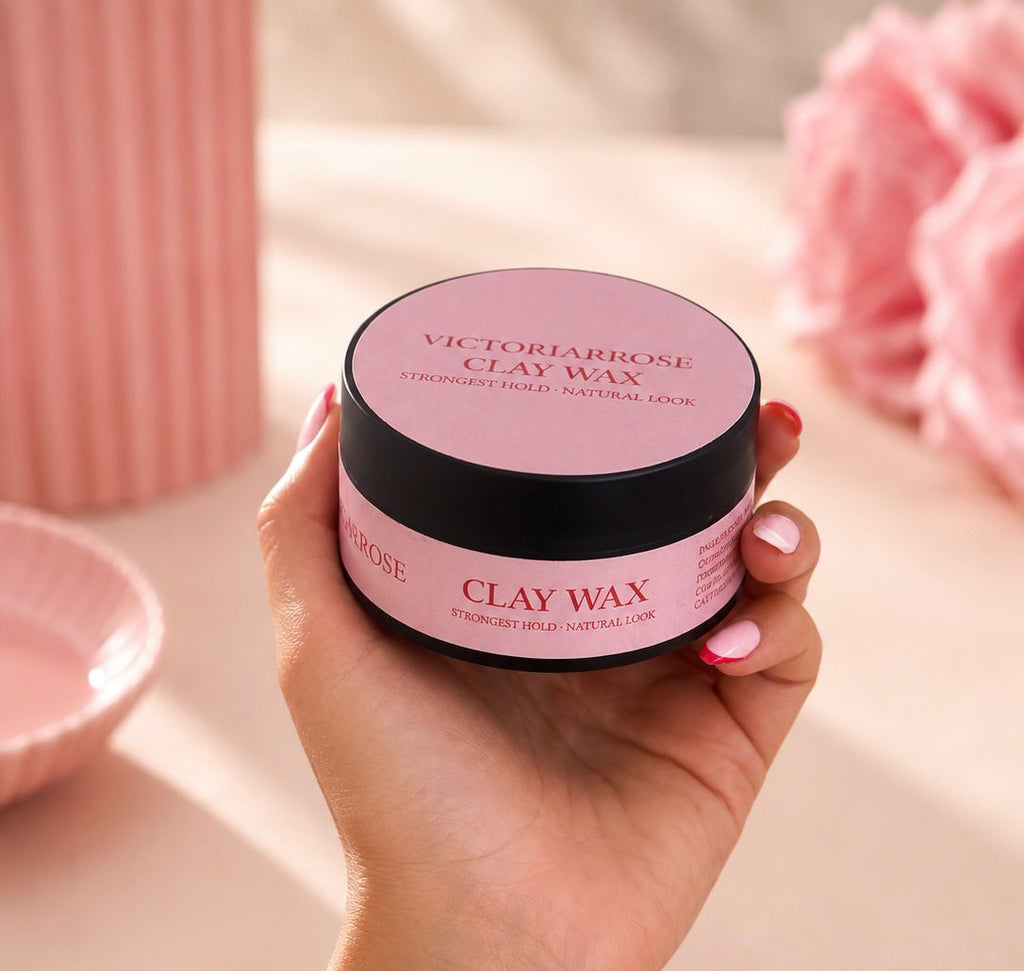 Victoriarose Clay Wax - Strong Hold Natural Look Hair Styling Product for a Sleek Finish Haircare