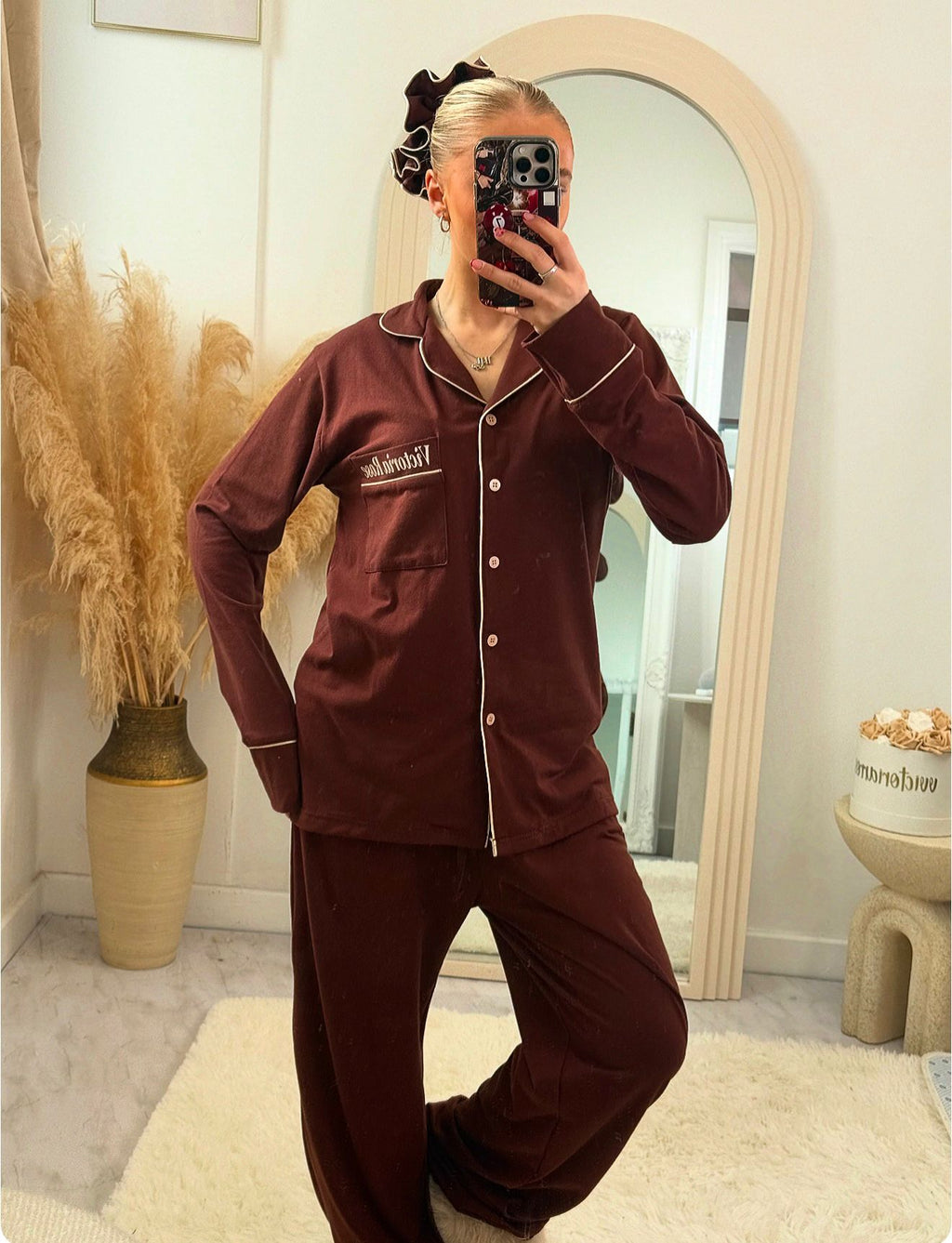 Victoria Rose Cotton Pyjamas Adult