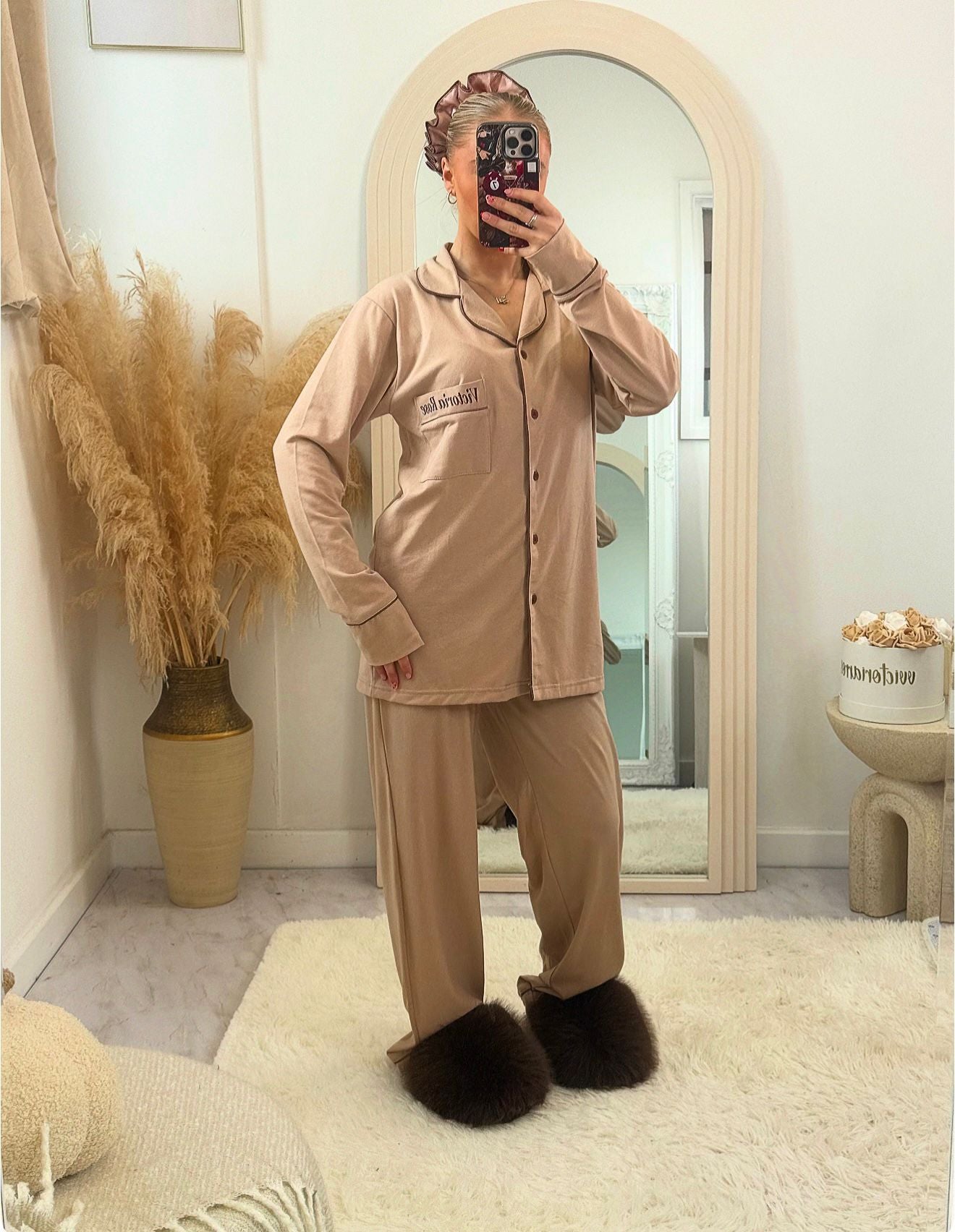 Victoria Rose Cotton Pyjamas Adult