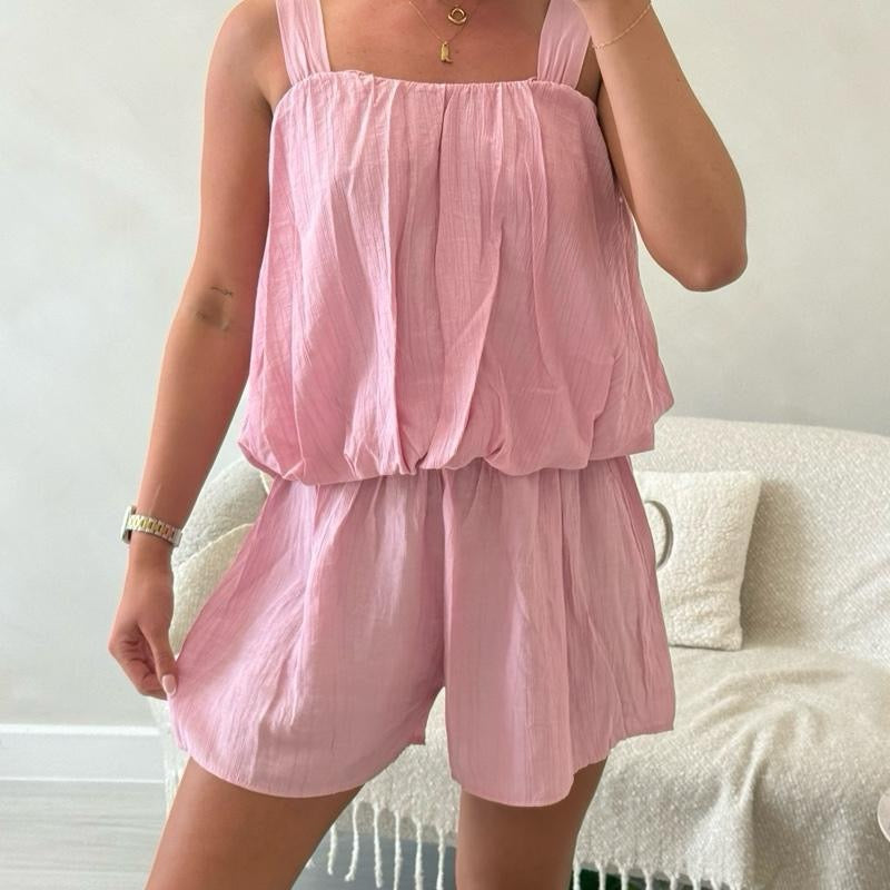 ‘Miley’ Puff Summer Set - Lightweight & Comfortable for Warm Weather - Perfect for Casual Wear