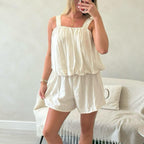 ‘Miley’ Puff Summer Set - Lightweight & Comfortable for Warm Weather - Perfect for Casual Wear