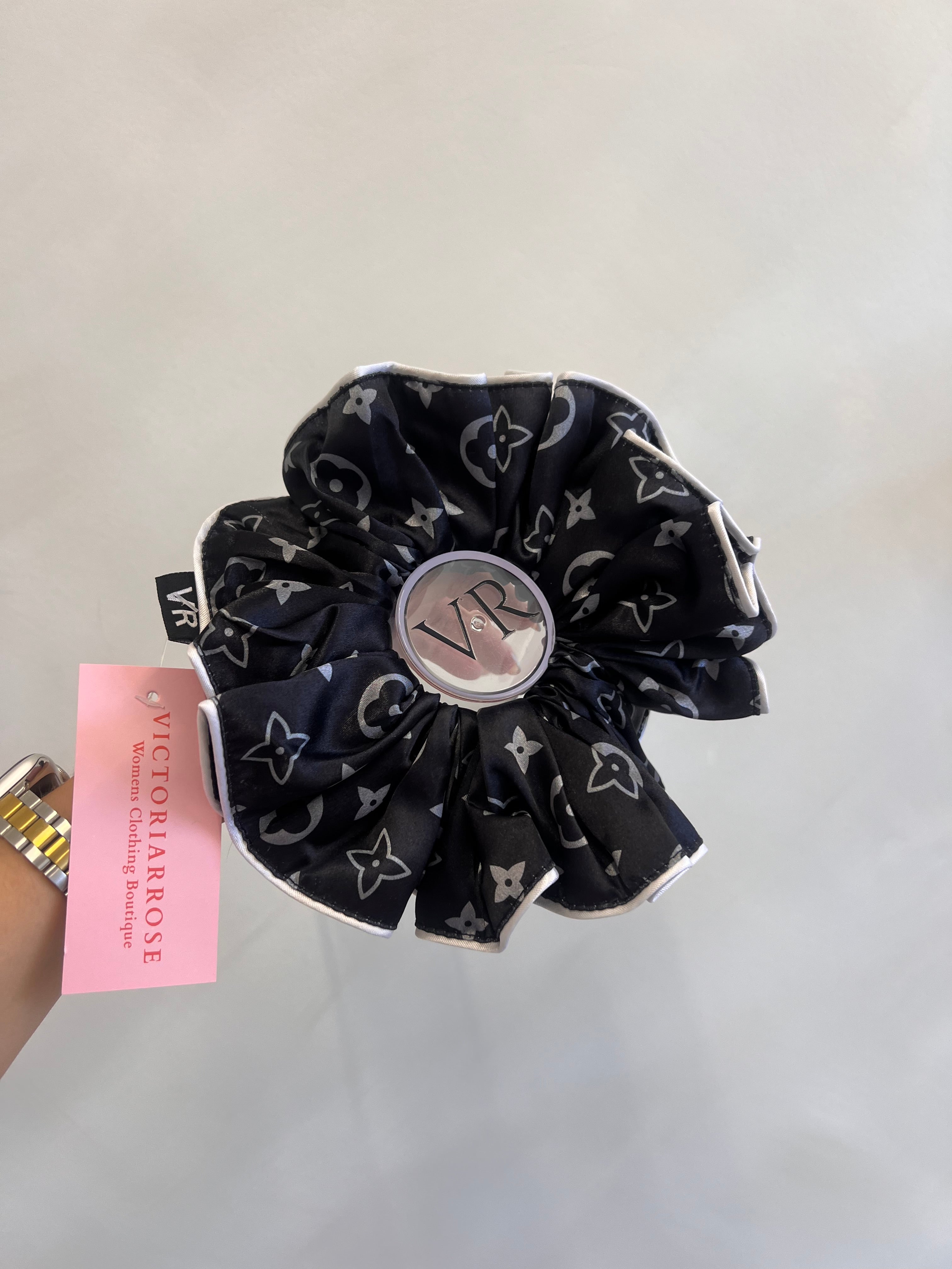 Limited addition printed XXL satin scrunchie scrunchie