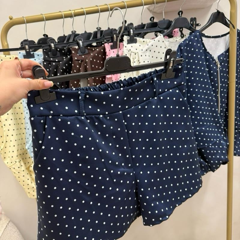 Annie Polka Dot Two-Piece Co Set for Women - Stylish and Comfortable Outfit