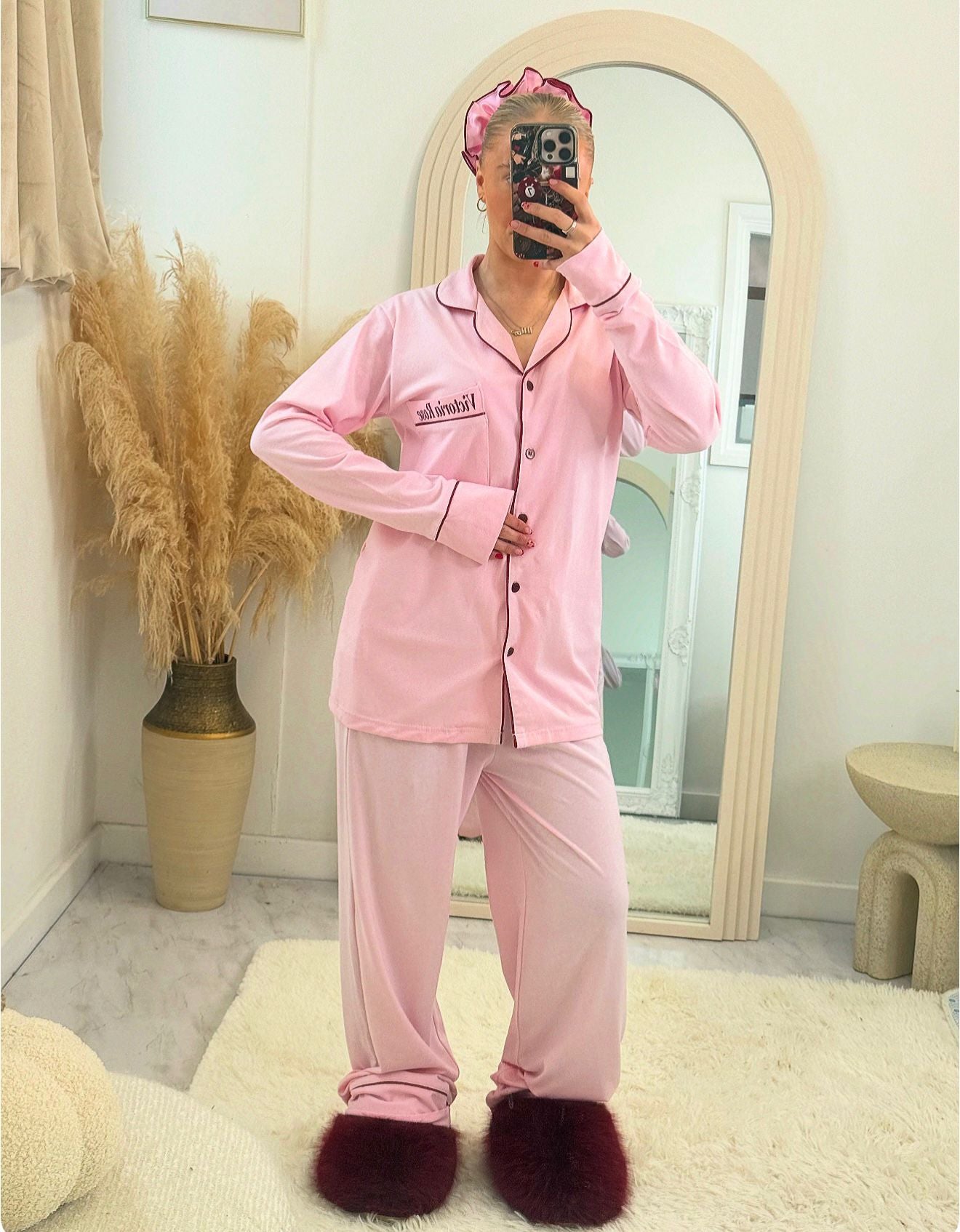 Victoria Rose Cotton Pyjamas Adult