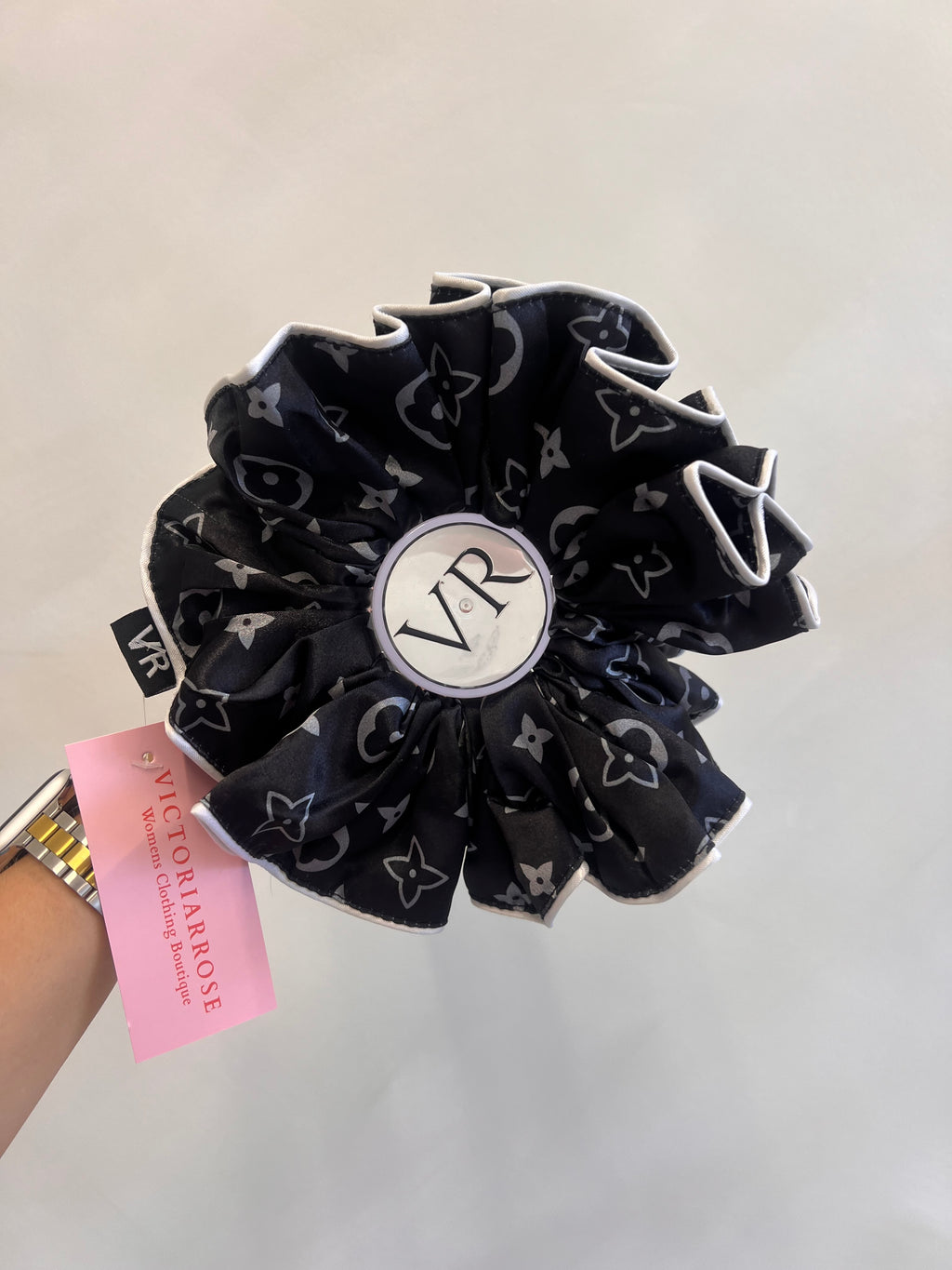 Limited addition printed XXL satin scrunchie scrunchie