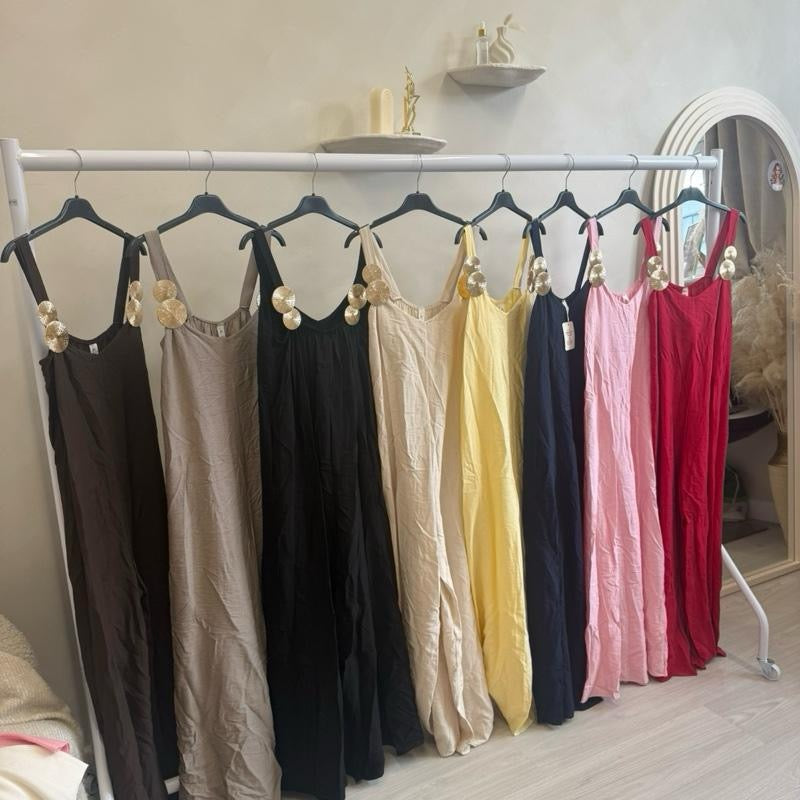“Amara” Jumpsuit - Luxe Resort Feel in Multiple Colors for a Stylish Look