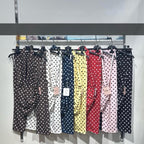 ‘Ava’ Polkadot Capri Pant Set - Stylish Halter Neck Top & Capri Bottoms