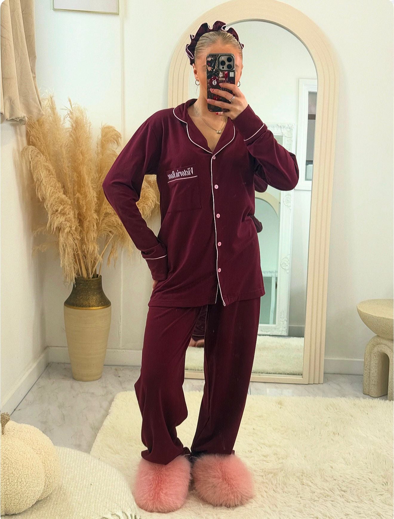 Victoria Rose Cotton Pyjamas Adult