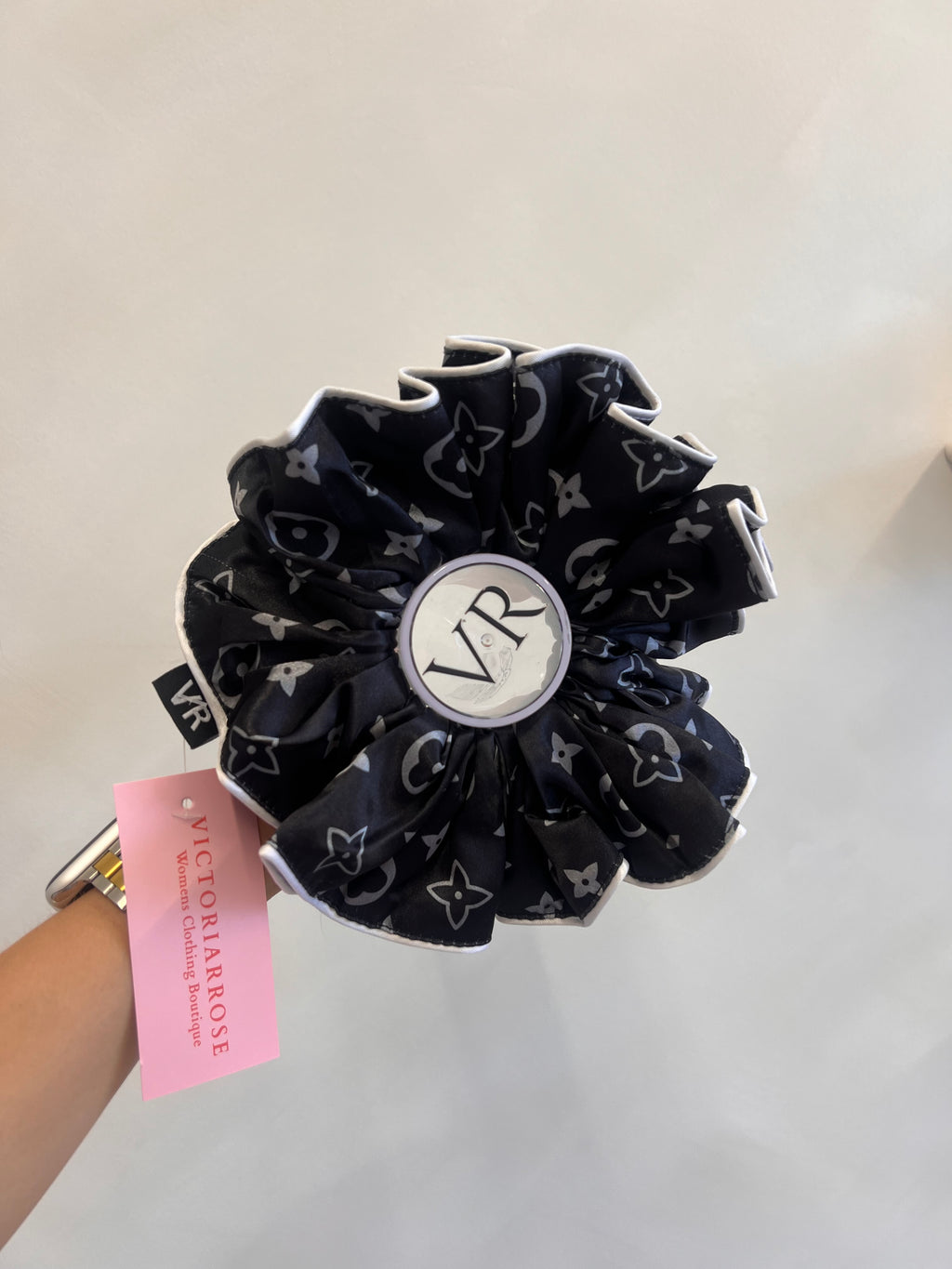 Limited addition printed XXL satin scrunchie scrunchie