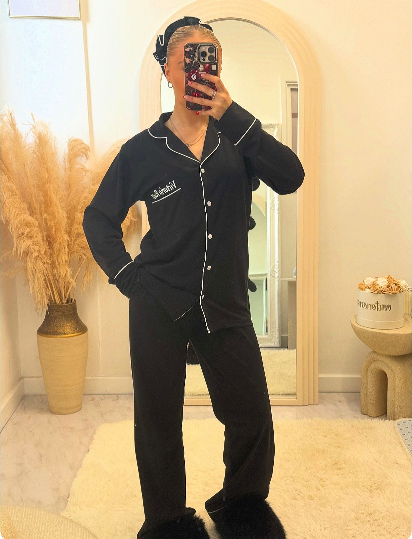 Victoria Rose Cotton Pyjamas Adult