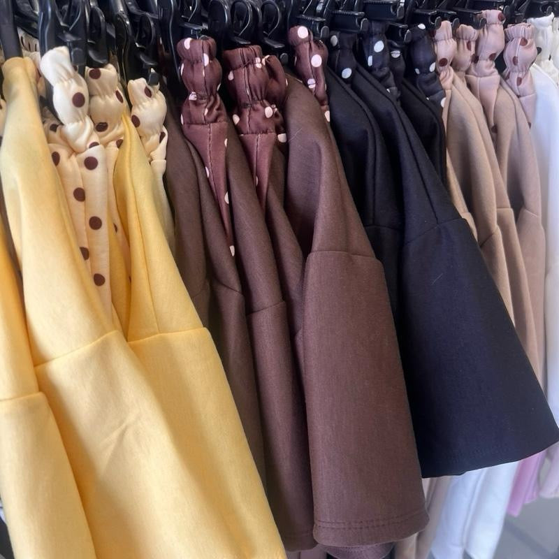 ‘Luna’ polka dot shorts set