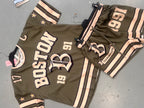 Boston jersey and short set