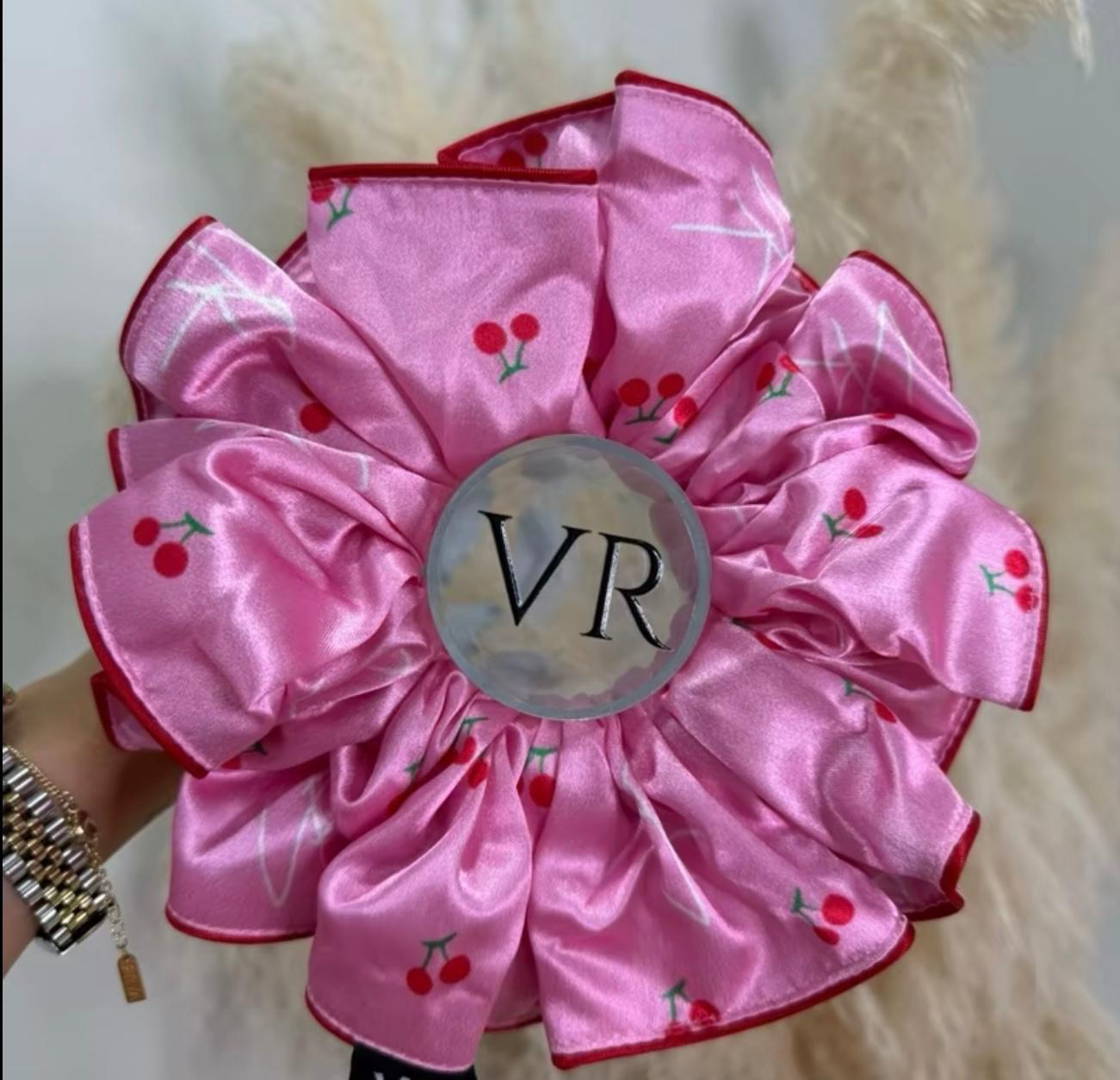 Raye XXL Scrunchie - Pink Cherry