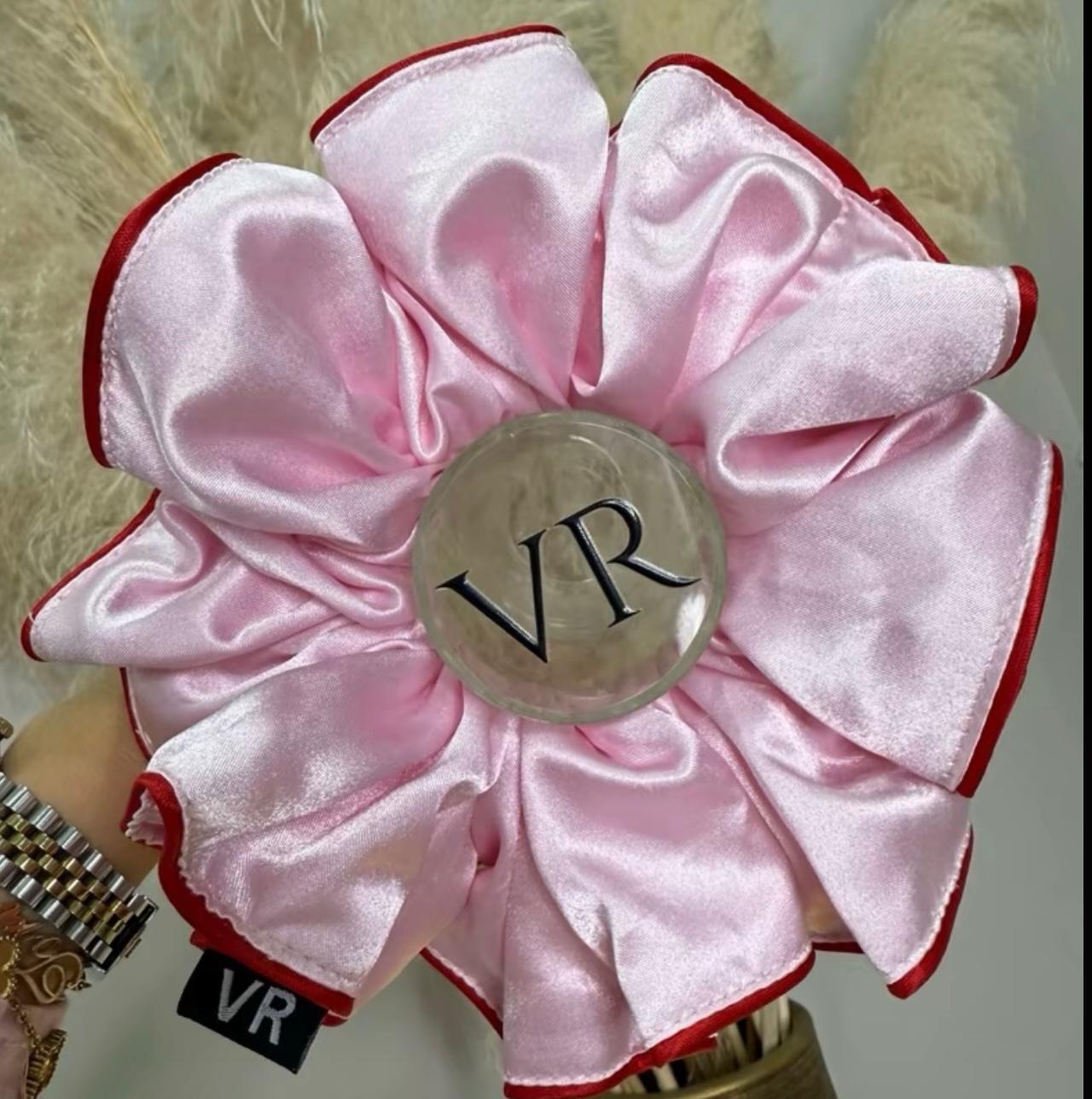 Raye XXL Scrunchie - Baby Pink/ Red Limited Edition