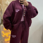 BURGUNDY/PINK VICTORIA ROSE TRACKSUIT LIMITED EDITION SIZES 4-24