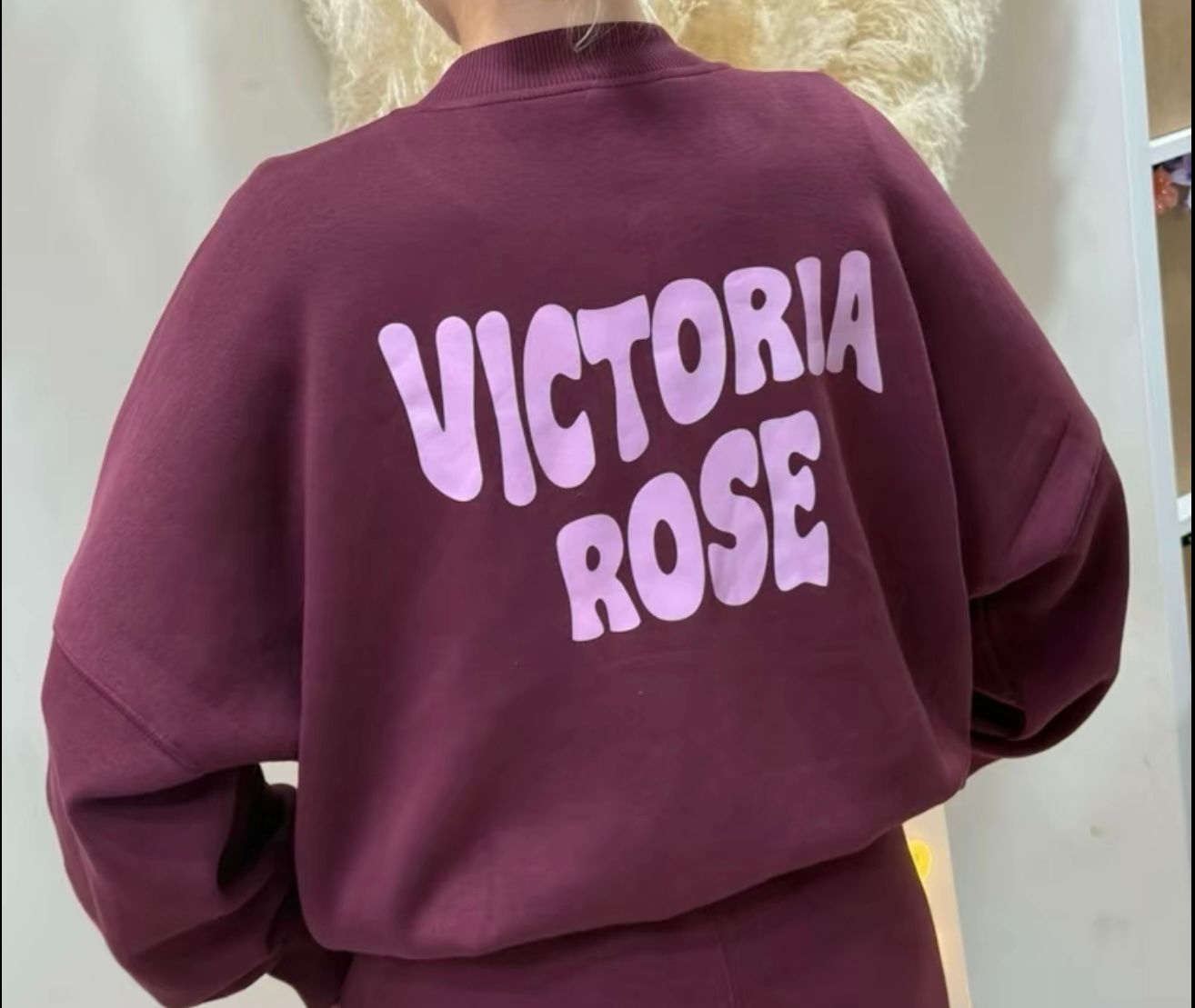 BURGUNDY/PINK VICTORIA ROSE TRACKSUIT LIMITED EDITION SIZES 4-24